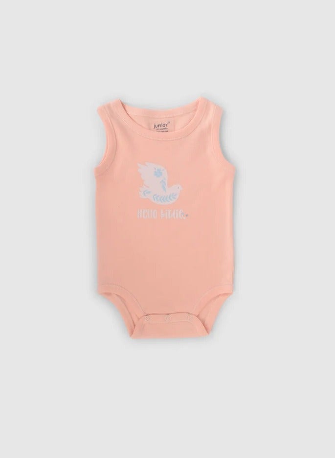 جونيور طقم ملابس داخلية بدون أكمام للأطفال، 6 قطع، نقشات و رسومات رائعة، قطن 100% - Image 5